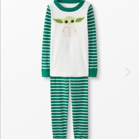 Hanna Andersson baby yoda star wars pjs nwt grogu - Picture 2 of 2